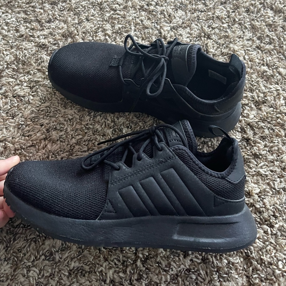 Black adidas sneakers